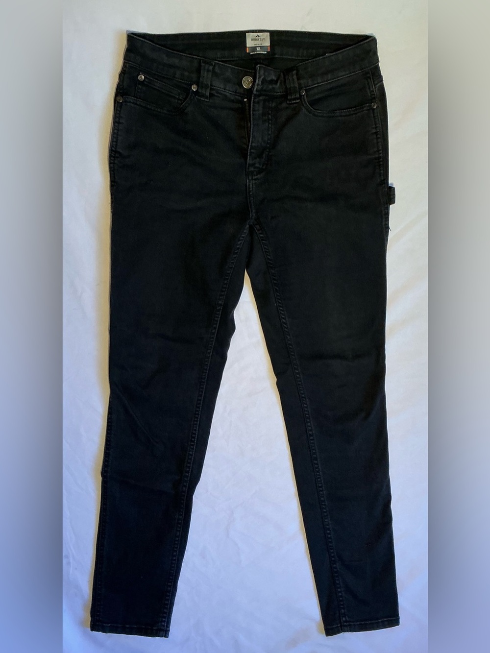Women’s Black Slim Ridgecut Jeans